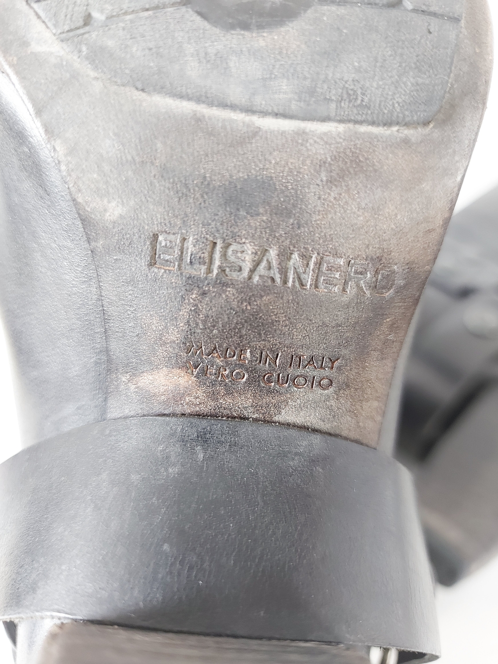 Elisanero Women Ring Harness Studs Stacked Block Heel Biker Ankle Boots Size 36 - Picture 12 of 13